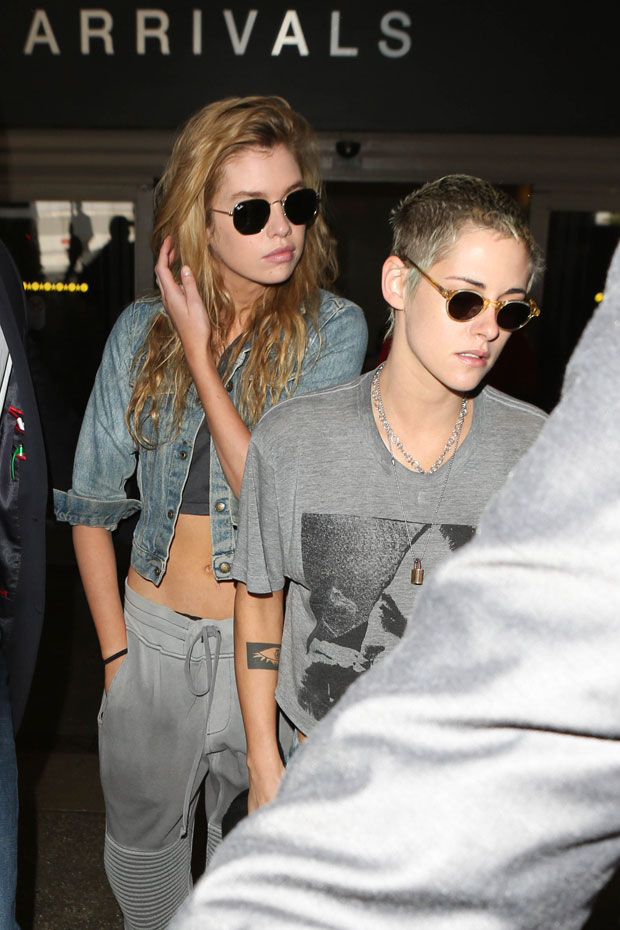 Kristen Stewart & Stella Maxwell at LAX