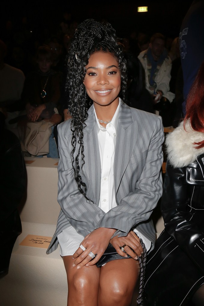 Gabrielle Union at an Acne Studios Show