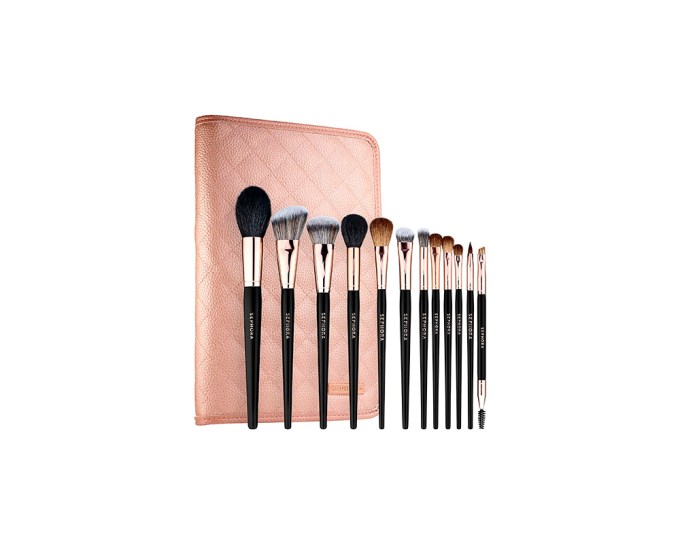 Sephora PRO ESSENTIALS BRUSH SET ROSE GOLD ($175.00, Sephora)