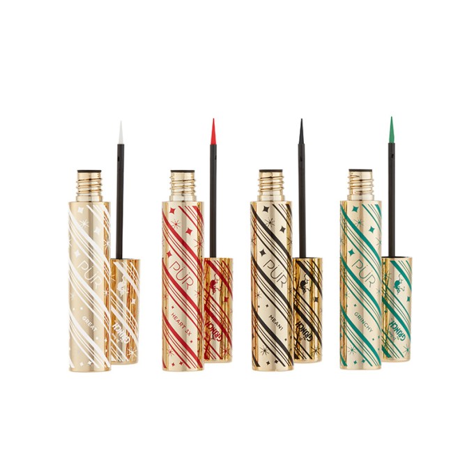 PÜR The Grinch Heart Line 4-Piece Liquid Eyeliner Set, $28, Ulta